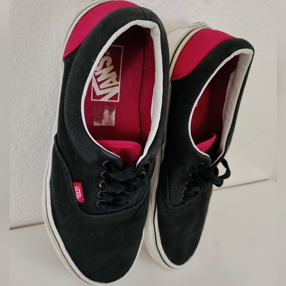 Vans Mens Era 721494 Black Casual Shoes Sneakers Size 7.5 - Picture 7 of 12